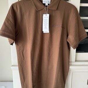 Lacoste Chocolate Brown Polo Shirt for Men